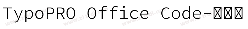 TypoPRO Office Code字体转换